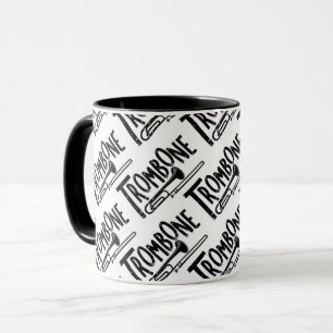 Trombone-Rough-Text Tasse