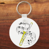 Trombone Schlüsselanhänger (Vorderseite)