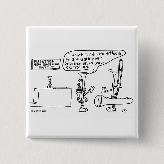 Trombone-Schmuggel Button (Vorderseite)