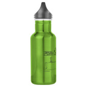 Trombone-Schmuggel Edelstahlflasche (Links)