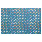 Trombone Snowman Musiknotens Pattern Stoff (Yard (91,4 cm))