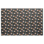 Trombone Snowman Musiknotens Pattern Stoff (Fat Quarter (45,7 x 55,9 cm))