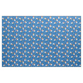 Trombone Snowman Musiknotens Pattern Stoff (Yard (91,4 cm))