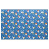 Trombone Snowman Musiknotens Pattern Stoff (Fat Quarter (45,7 x 55,9 cm))