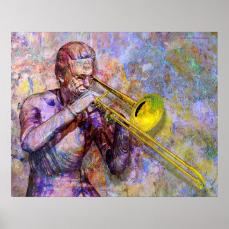 Trombone Solo-Poster Poster
