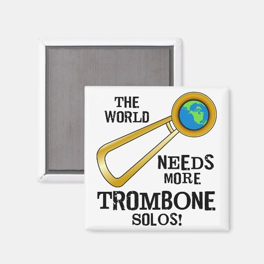 Trombone Solos Magnet (Vorderseite/Rückseite)