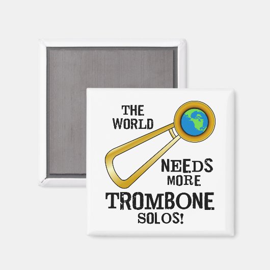 Trombone Solos Magnet (Vorderseite/Rückseite)