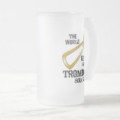Trombone Solos Mattglas Bierglas (VorderseiteRechts)