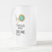 Trombone Solos Mattglas Bierglas (Vorderseite Links)