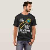 Trombone Solos Musikinstrument T-Shirt (Vorne ganz)