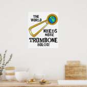Trombone Solos Poster (Küche)