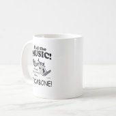 Trombone spürt die Musik Kaffeetasse (Vorderseite Links)