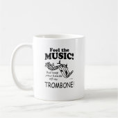 Trombone spürt die Musik Kaffeetasse (Links)