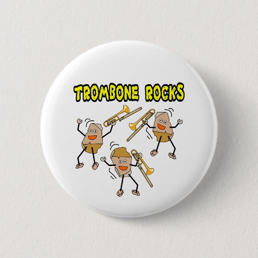 Trombone-Steine Button (Vorderseite)