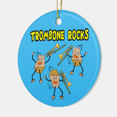 Trombone-Steine Keramik Ornament (Links)