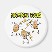 Trombone-Steine Magnet (Vorne)
