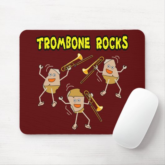 Trombone-Steine Mousepad (Mit Mouse)