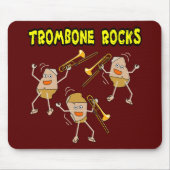 Trombone-Steine Mousepad (Vorne)