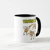 Trombone-Steine Tasse (VorderseiteRechts)