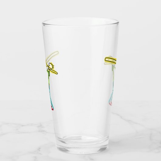 Trombone Stickman Glas (Rechts)