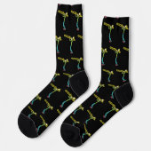 Trombone Stickman Socken (Linkes Detail)