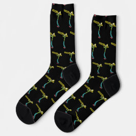 Trombone Stickman Socken