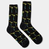 Trombone Stickman Socken (Rechts)