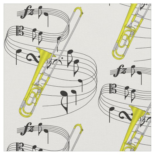 Trombone Stoff (Nahaufnahme)