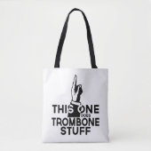 Trombone Stuff - Funny Trombone Music Tasche (Vorderseite)