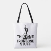 Trombone Stuff - Funny Trombone Music Tasche (Rückseite)