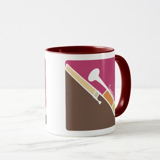 Trombone-Tasse Tasse (VorderseiteRechts)