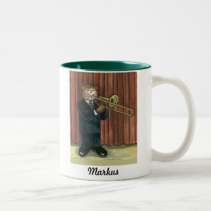 Trombone-Tasse Zweifarbige Tasse