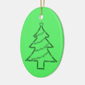 Trombone Text Weihnachtsbaum Keramik Ornament (Links)