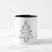 Trombone Text Weihnachtsbaum Tasse (Zentrum)