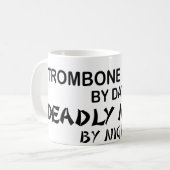 Trombone tödliches Ninja bis zum Nacht Kaffeetasse (Vorderseite Links)