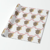 Trombone Tribe Süße Kätzchen Katze Rosa Geschenkpapier (Ungerollt)