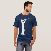 Trombone Trombonist Musiker T-Shirt (Vorne ganz)