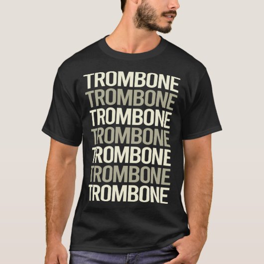 Trombone-Trombonist T-Shirt (Vorderseite)