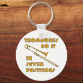 Trombone tun es an 7 Stellen Schlüsselanhänger (Vorderseite)