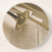 Trombone-Untersetzer Getränkeuntersetzer (Vorne)