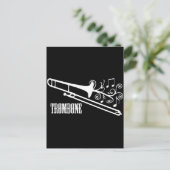 Trombone-Vektor-Design Postkarte (Stehend Vorderseite)