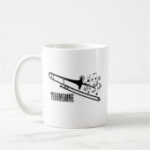 Trombone-vektorentwurf Kaffeetasse (Links)
