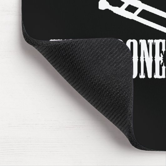 Trombone-vektorentwurf Mousepad (Ecke)