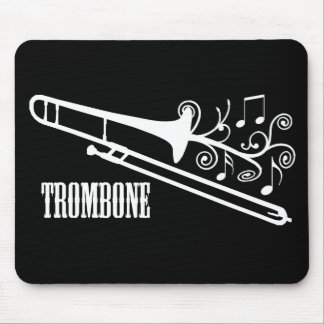 Trombone-vektorentwurf Mousepad