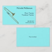 Trombone-Visitenkarte Visitenkarte (Vorne/Hinten)