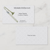 Trombone-Visitenkarte Visitenkarte (Vorne/Hinten)