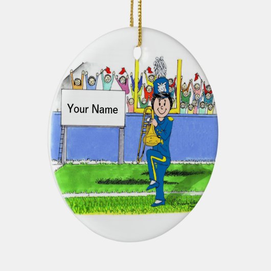 Trombone - weiblich keramikornament (Rechts)