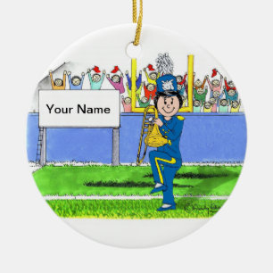 Trombone - weiblich keramikornament