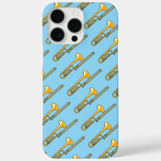 Trombone-Zeichnend Case-Mate iPhone Hülle (Rückseite)