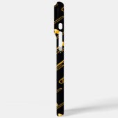 Trombone-Zeichnend Case-Mate iPhone Hülle (Rückseite / Links)